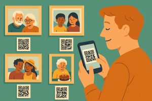 Curating a Memory Gallery with QR Codes