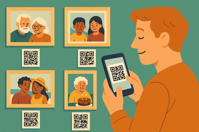 Curating a Memory Gallery with QR Codes