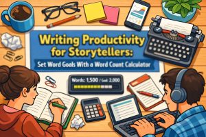 Writing Productivity for Storytellers: Set Word Goals With a Word Count Calculator